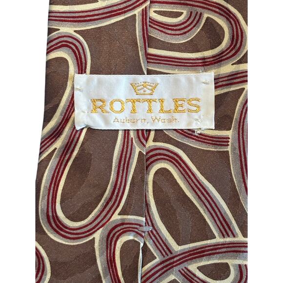 Lot of 4 Silk Ties, Rottles, Hickey-Freeman, Nordstrom, EUC - Picture 3 of 6